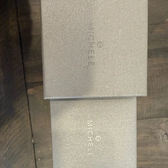 Michele Silver Chronograph Watch with Diamond Accents - Picture 8 of 12